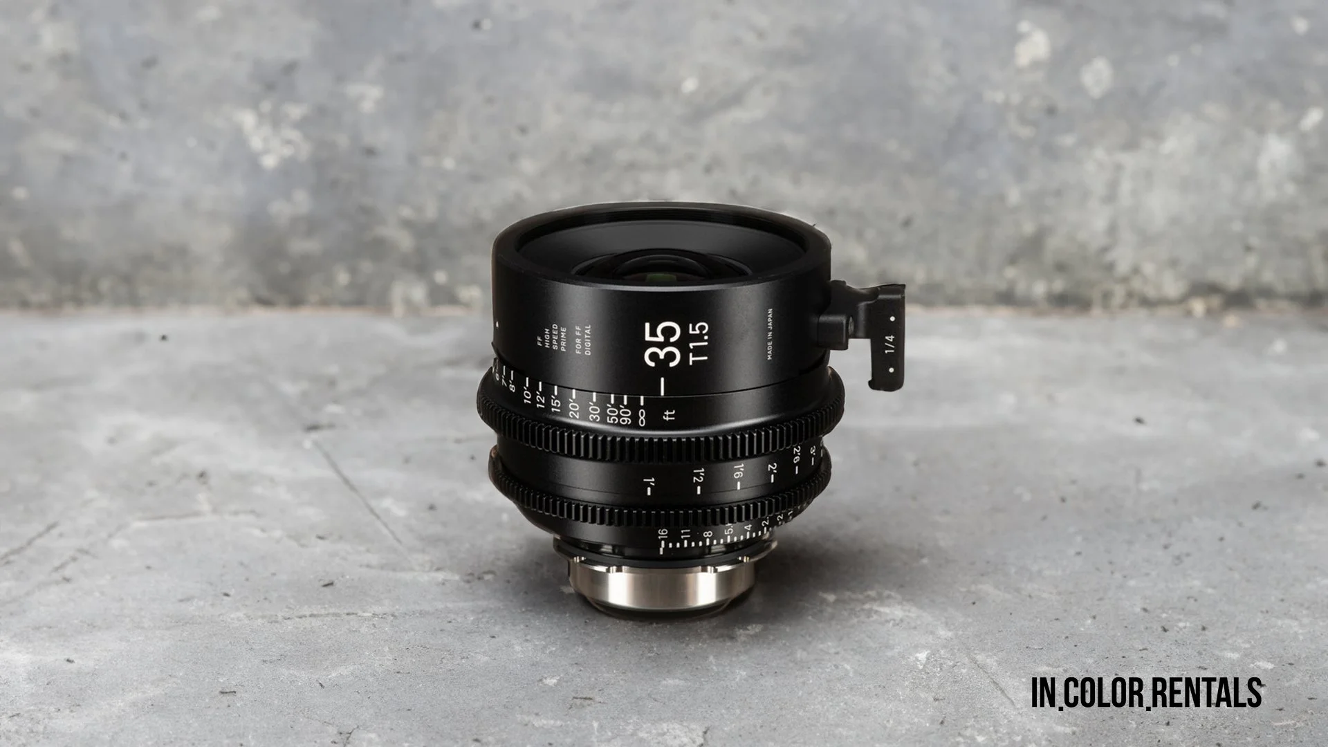 Rent SIGMA CINE lenses in Las Vegas — IN COLOR RENTALS